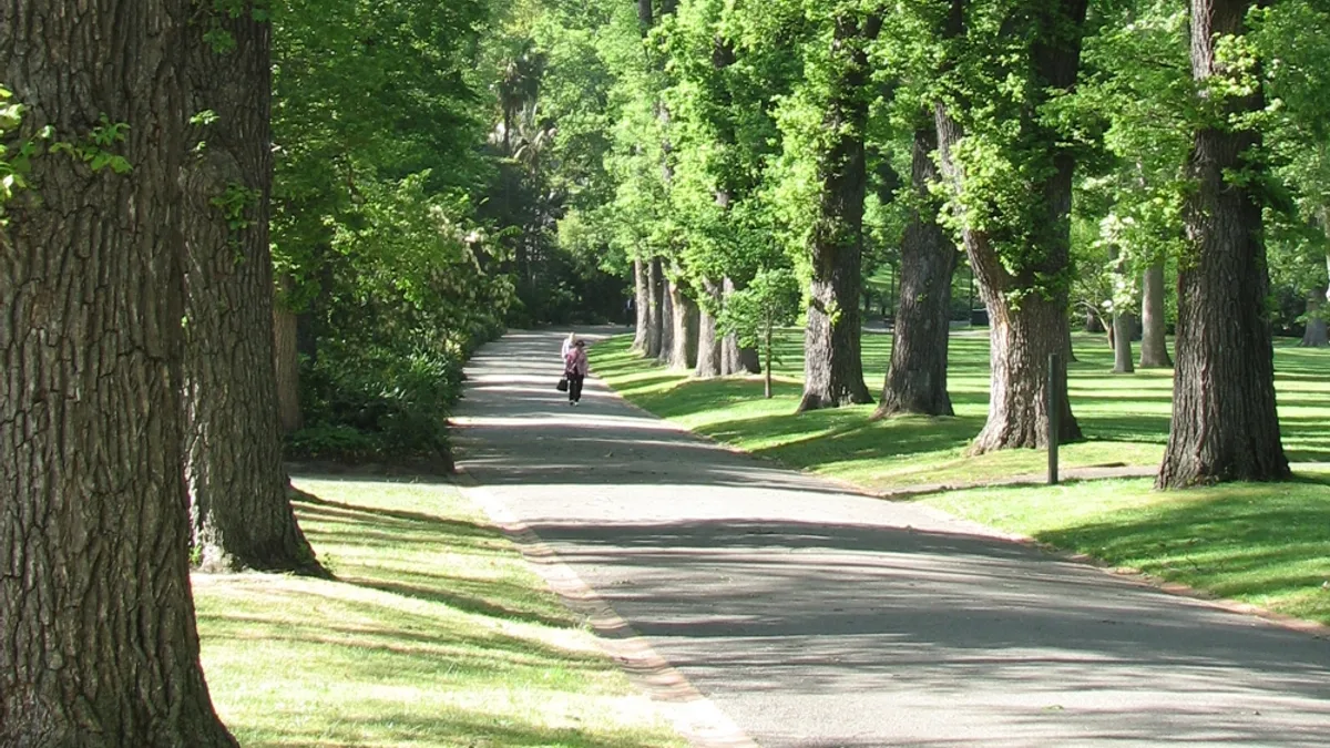 Fitzroy Gardens in Australia