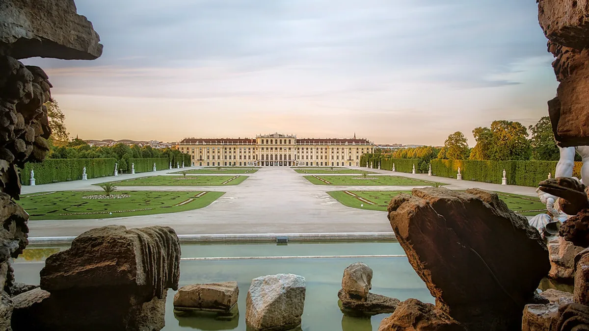 Schönbrunn Palace Park in Austria