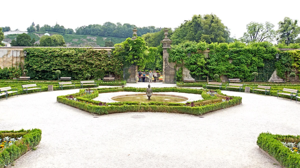 Mirabell Gardens in Austria