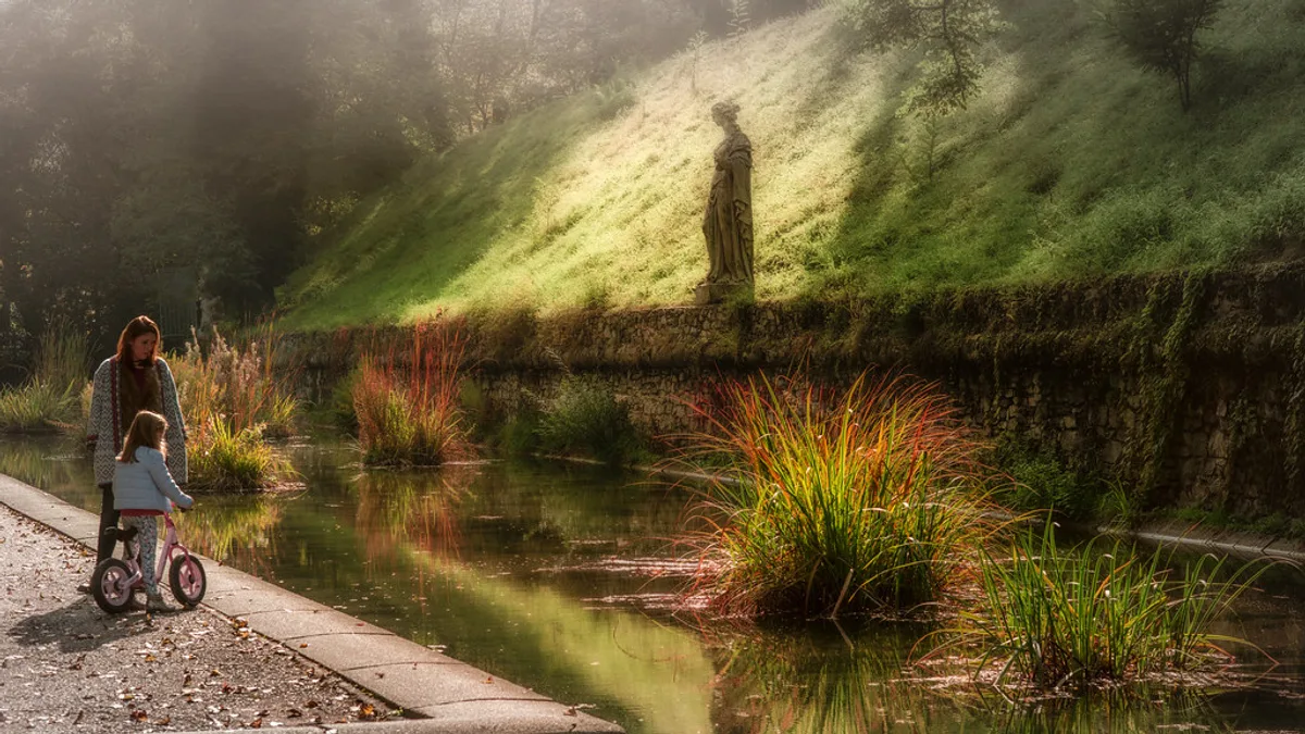 Stadtpark Graz in Austria