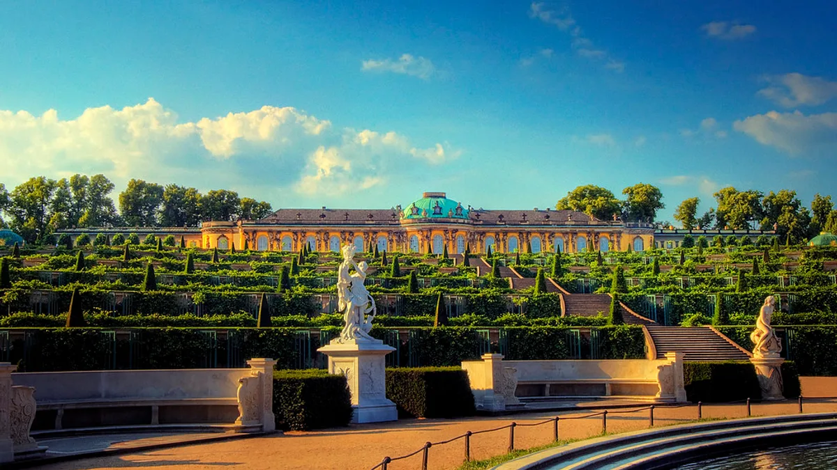Schlosspark Sanssouci in Germany