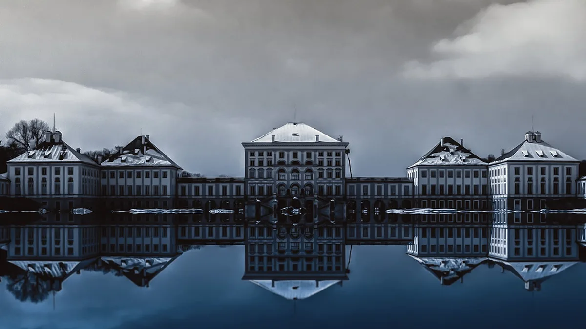 Schlosspark Nymphenburg in Germany