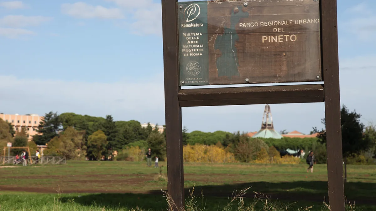 Parco Regionale Urbano del Pineto in Italy
