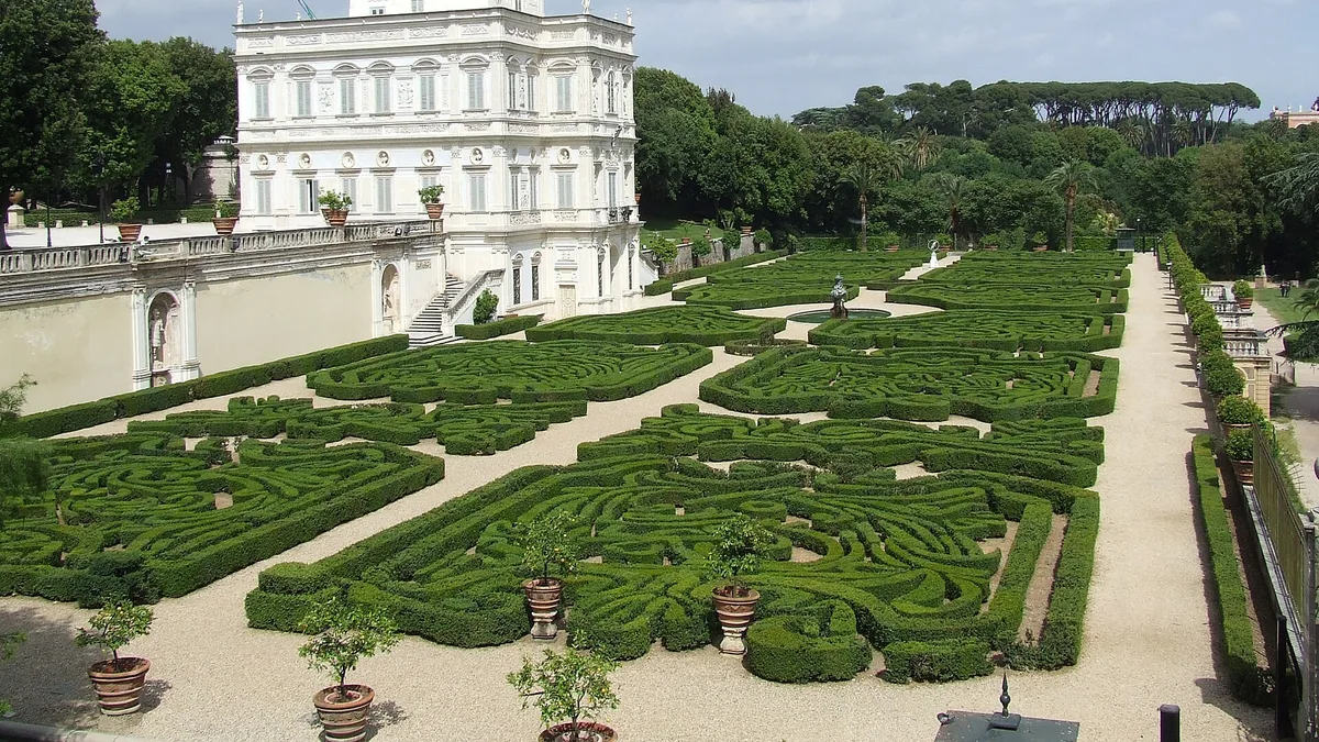 Villa Doria Pamphilj in Italy