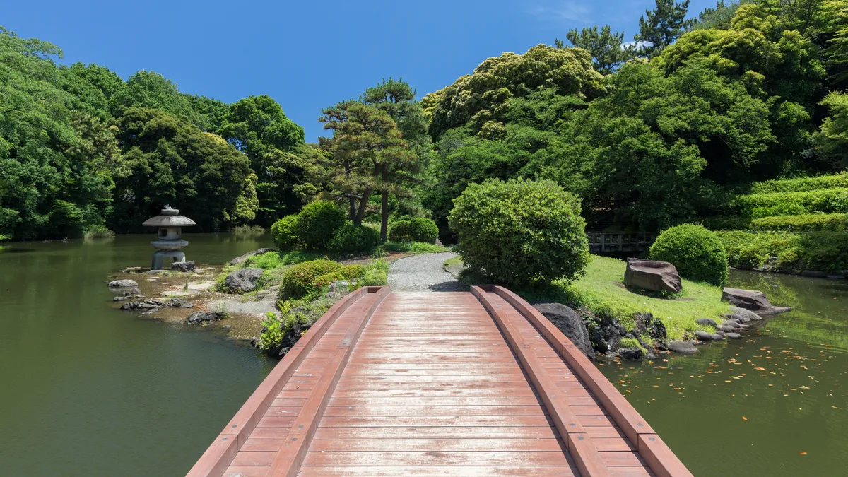 Shinjuku Gyoen National Garden in Japan