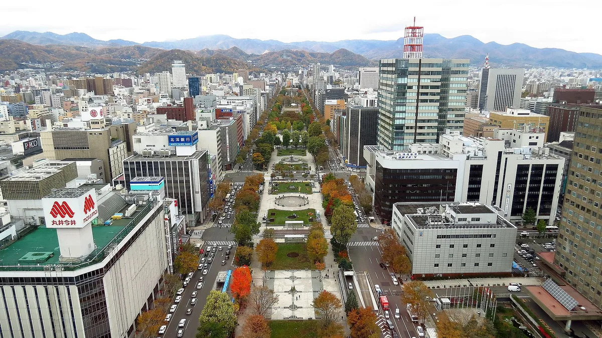 Odori Park in Japan