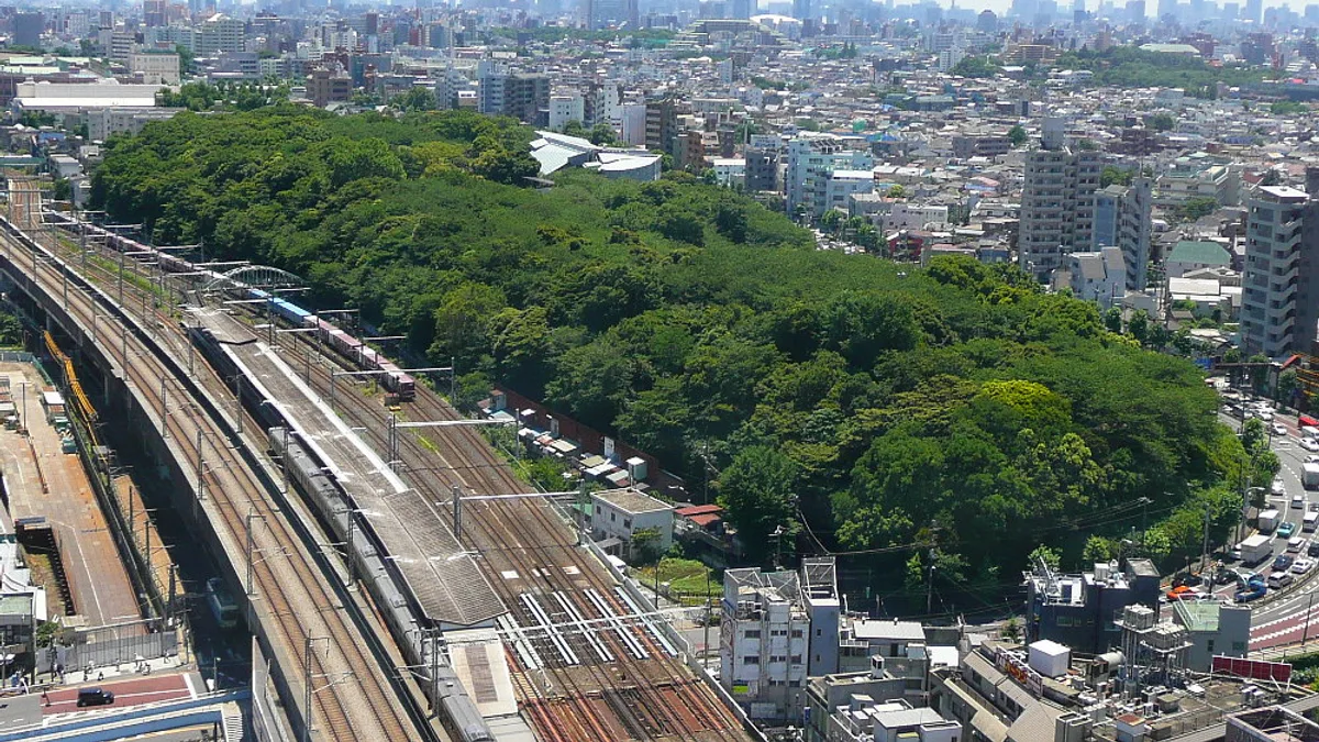 Asukayama Park in Japan