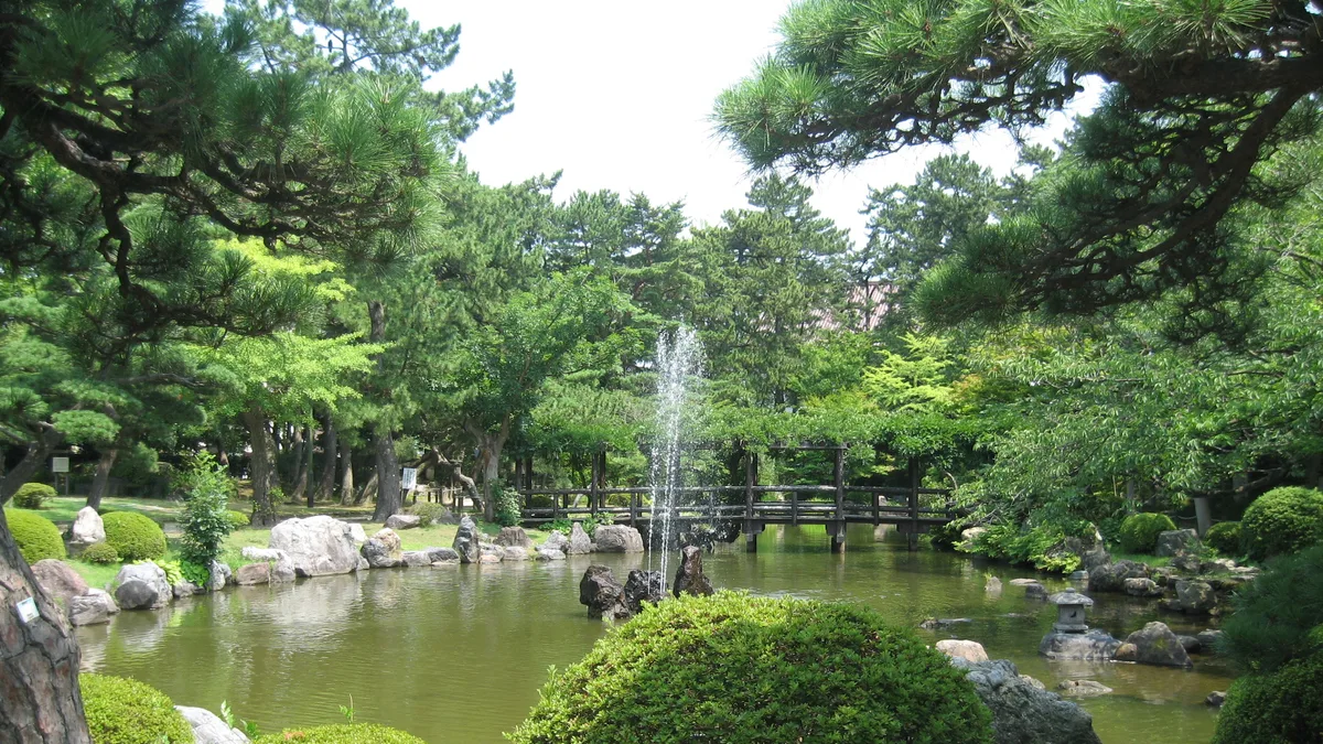 Hakusan Park in Japan