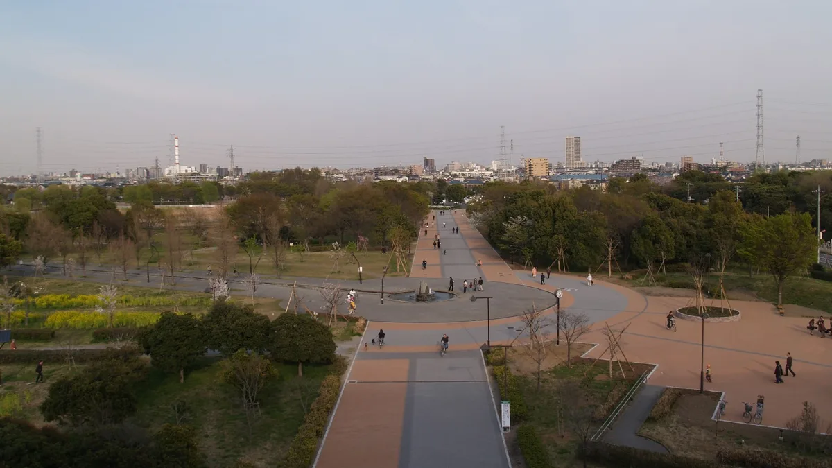 Toneri Park in Japan