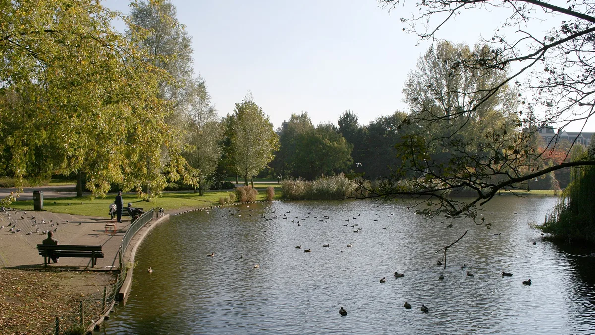 Oosterpark in Netherlands