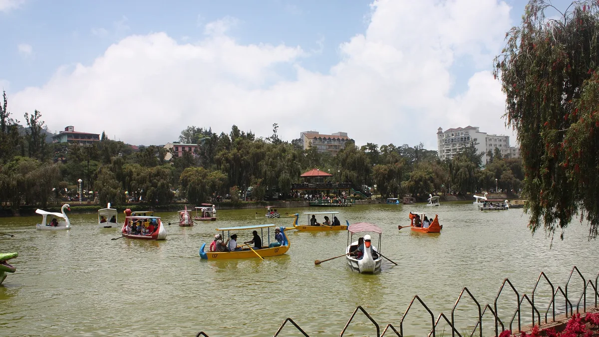 Burnham Park in Philippines