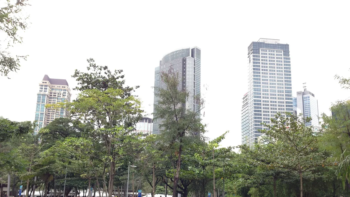 Ayala Triangle Gardens in Philippines