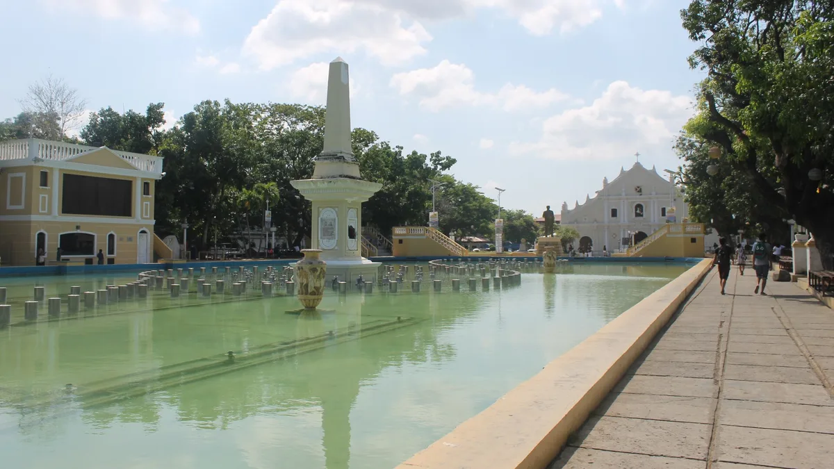 Plaza Salcedo in Philippines