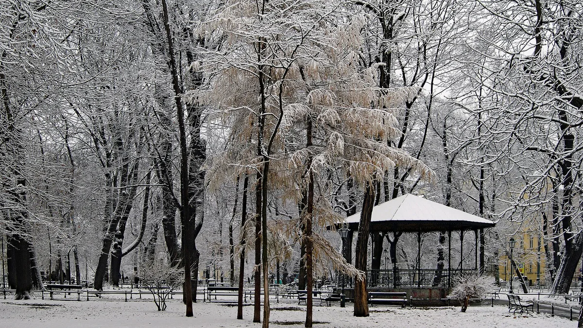 Planty Park in Poland