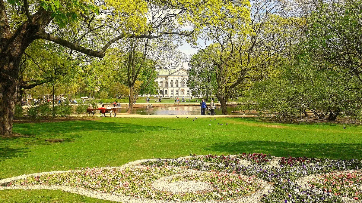 Krasiński Garden in Poland