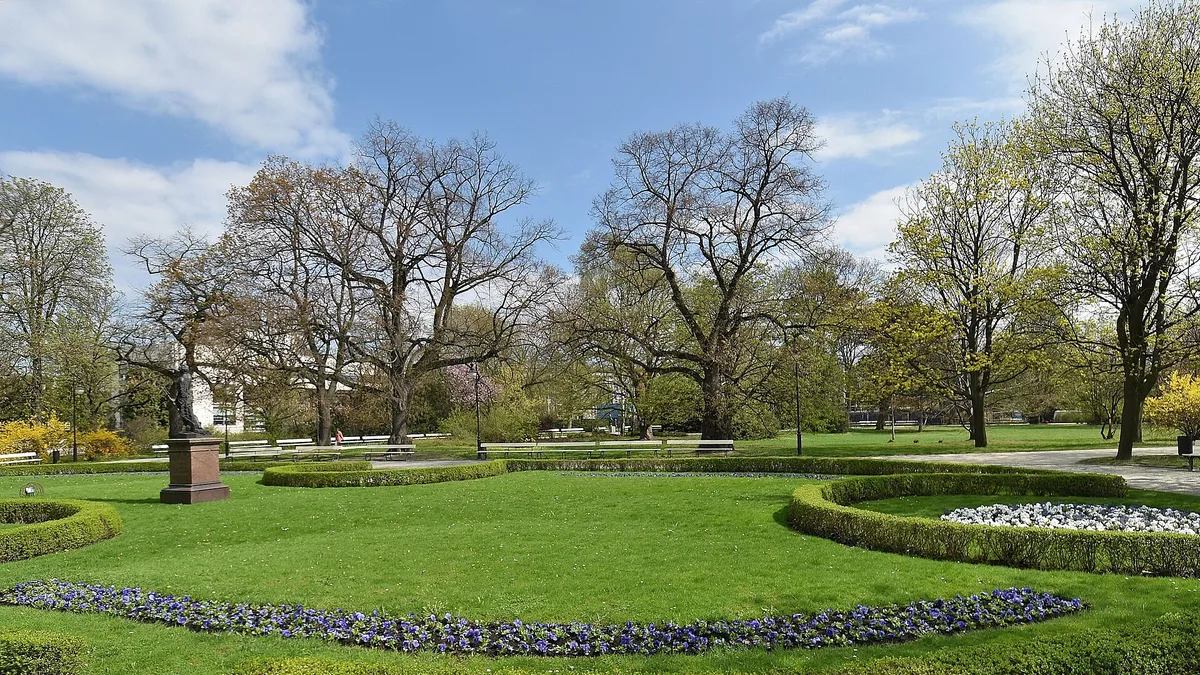 Ujazdów Park in Poland