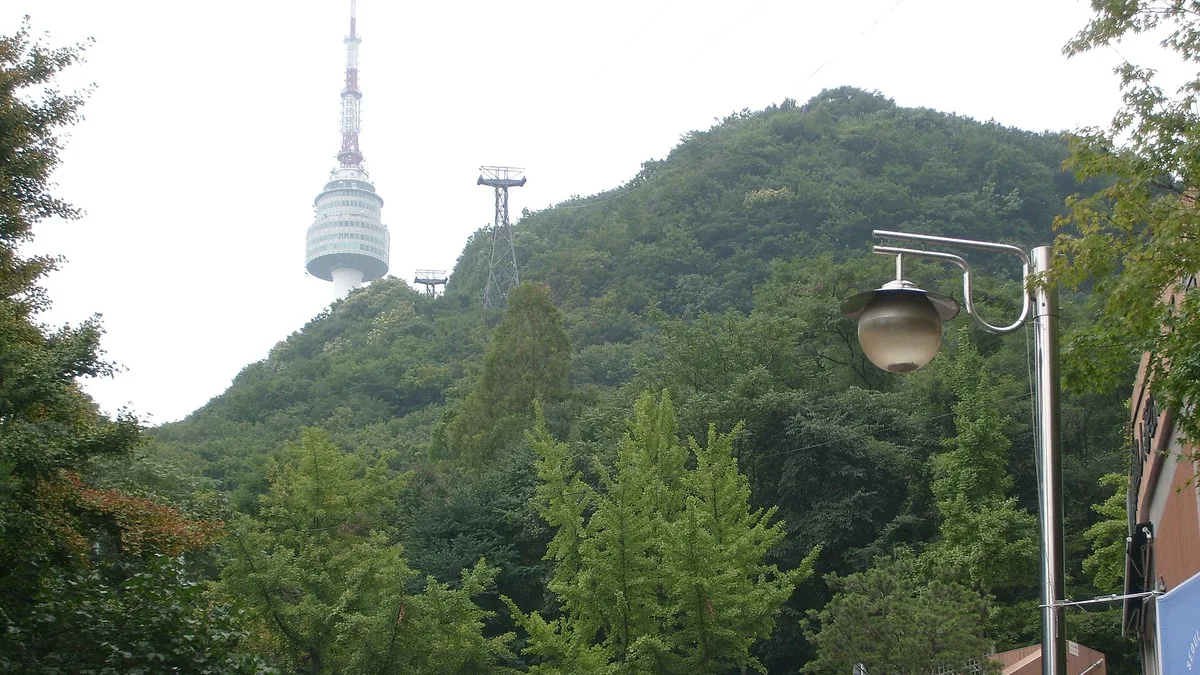Namsan Park in South Korea