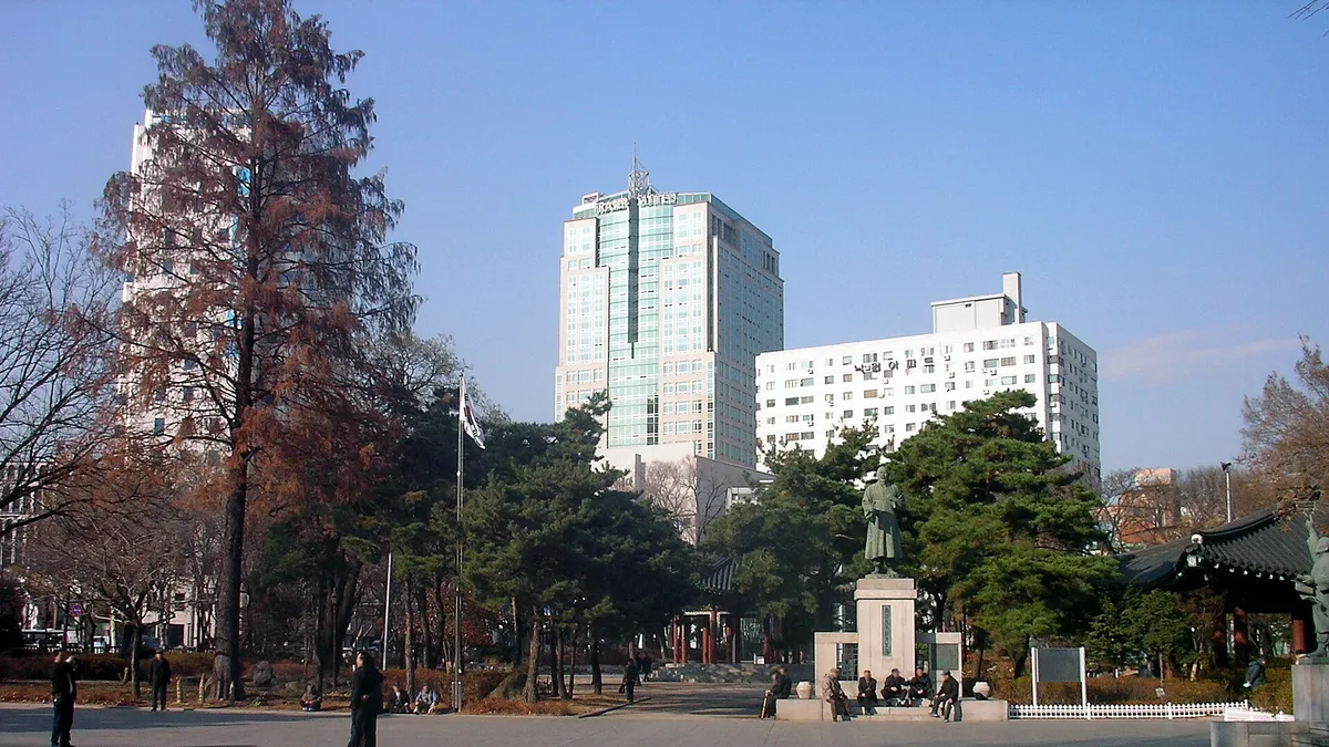 Tapgol Park in South Korea