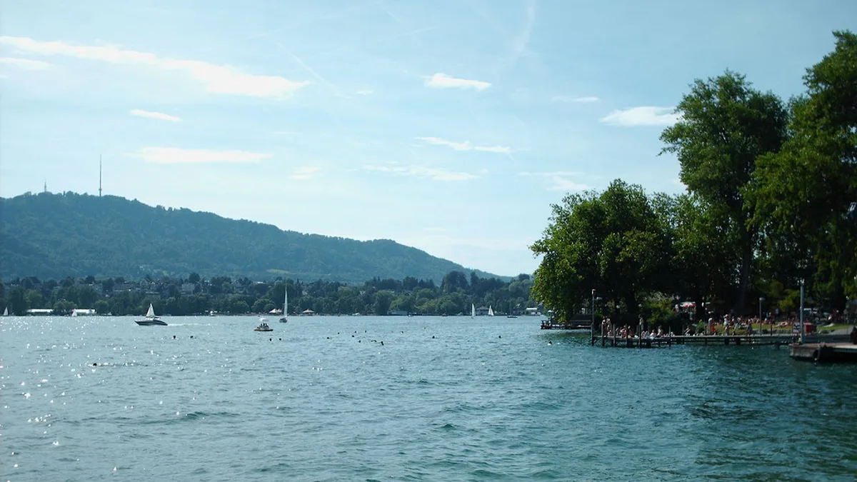 Zürichhorn Park in Switzerland