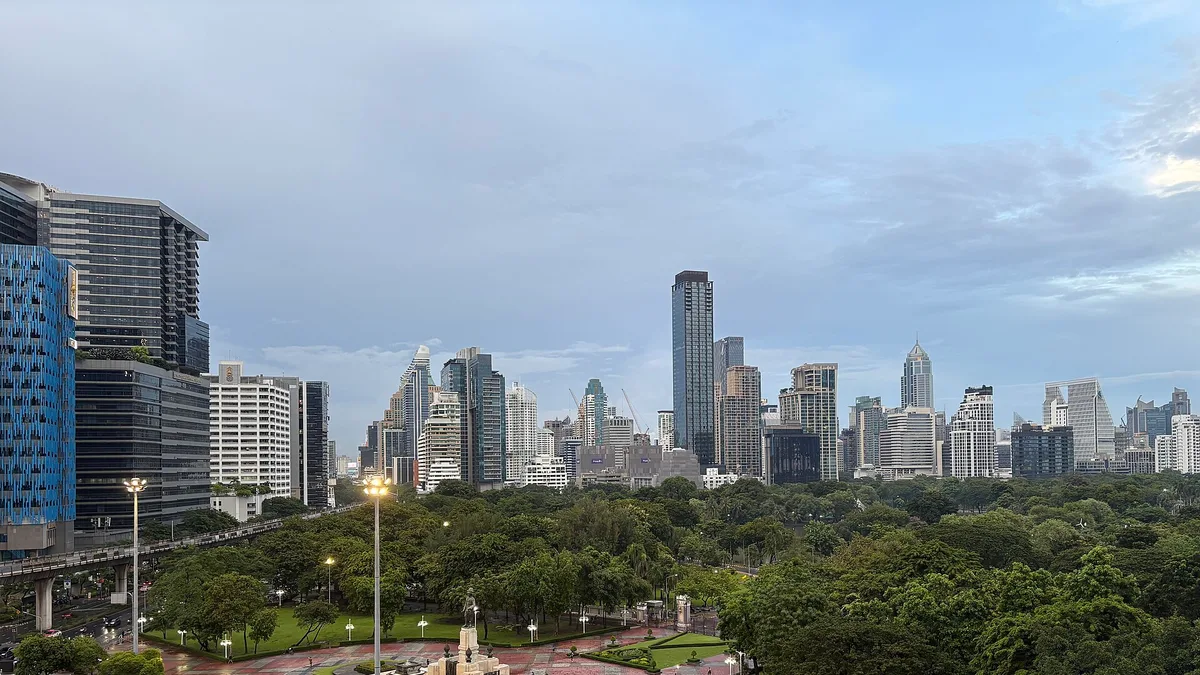Lumphini Park in Thailand