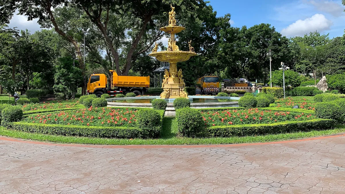 Saranrom Park in Thailand