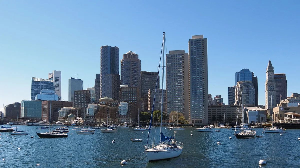 Boston Public Garden in United States