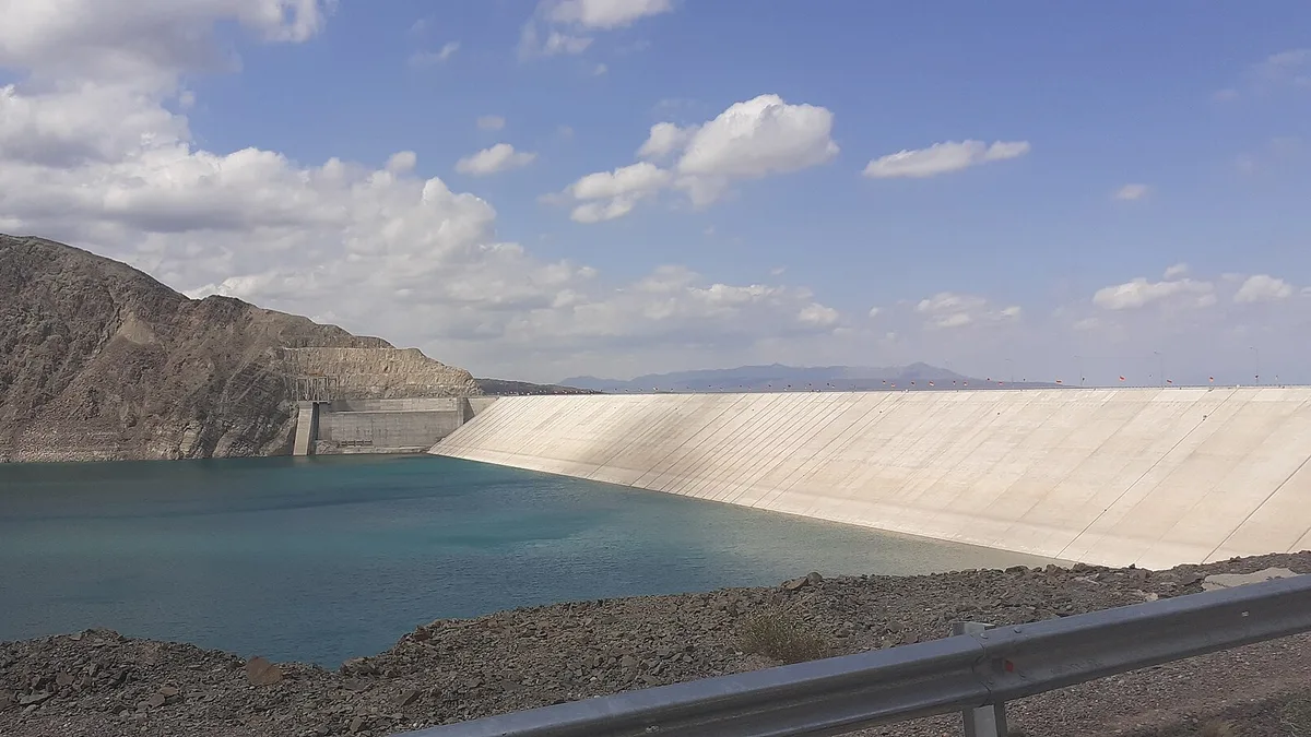 Punta Negra Dam in Argentina