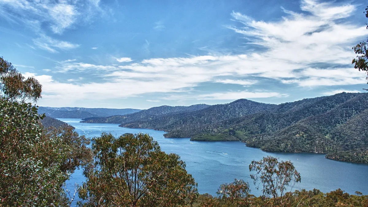 Eildon Dam in Australia