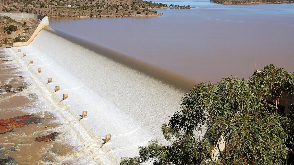 Burdekin Falls Dam in Australia
