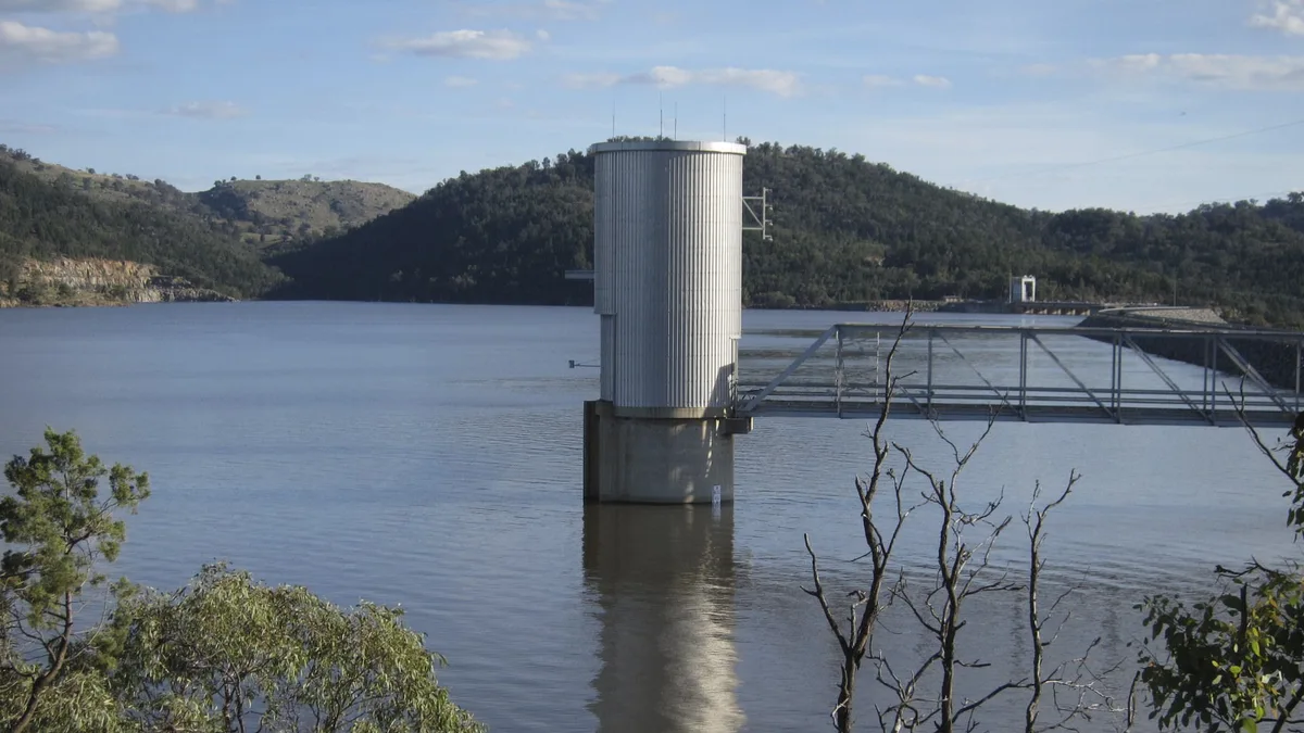 Wyangala Dam in Australia