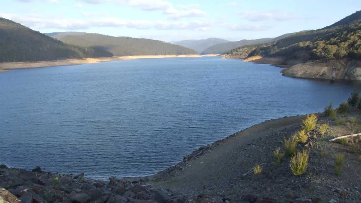 Upper Yarra Dam in Australia