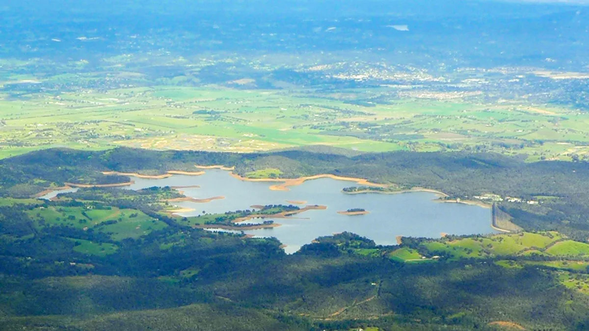 Sugarloaf Dam in Australia