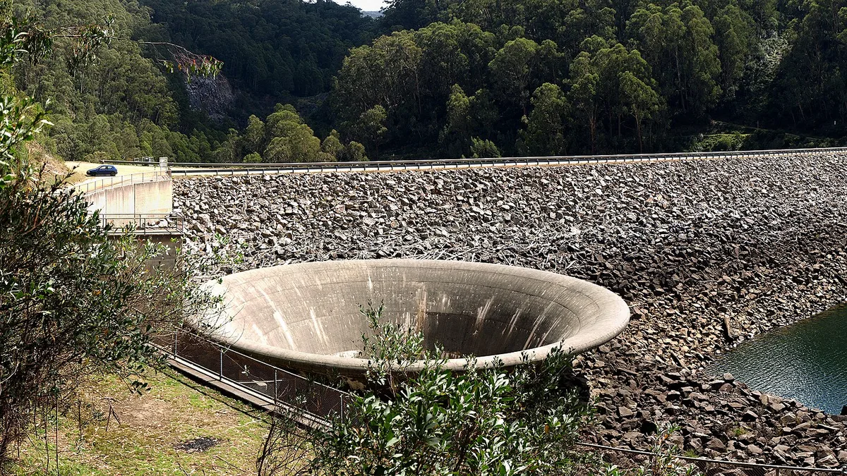 Geehi Dam in Australia