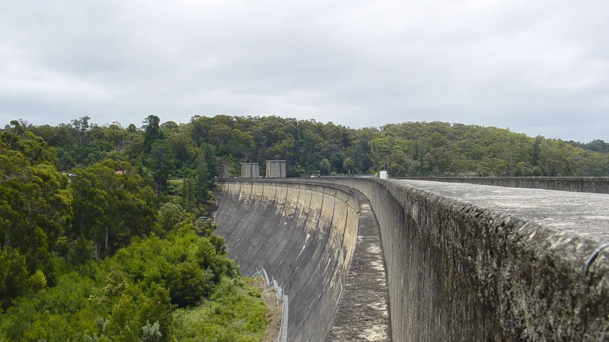 Cordeaux Dam in Australia