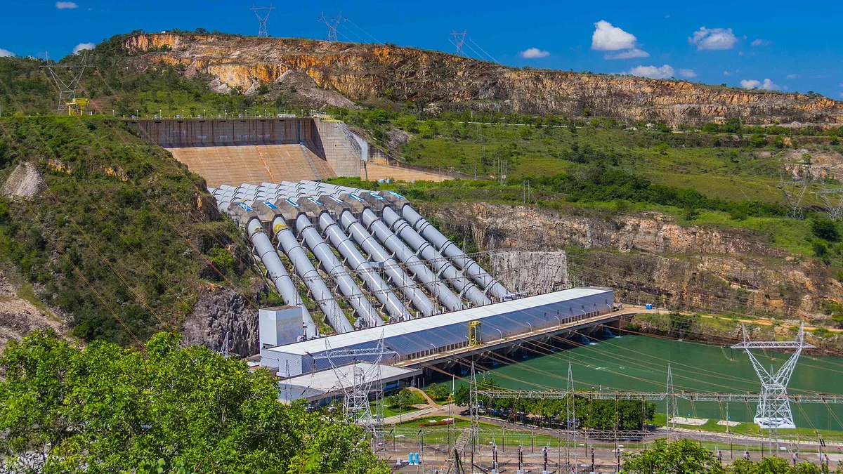Furnas Dam in Brazil