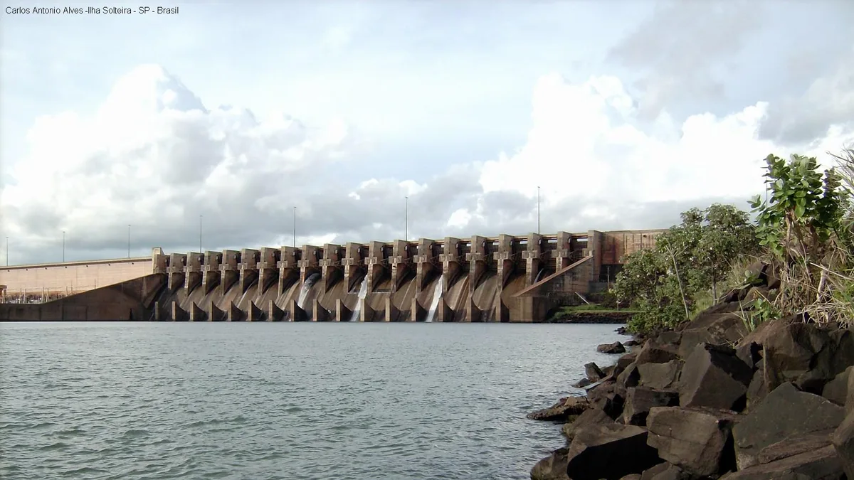 Ilha Solteira Dam in Brazil