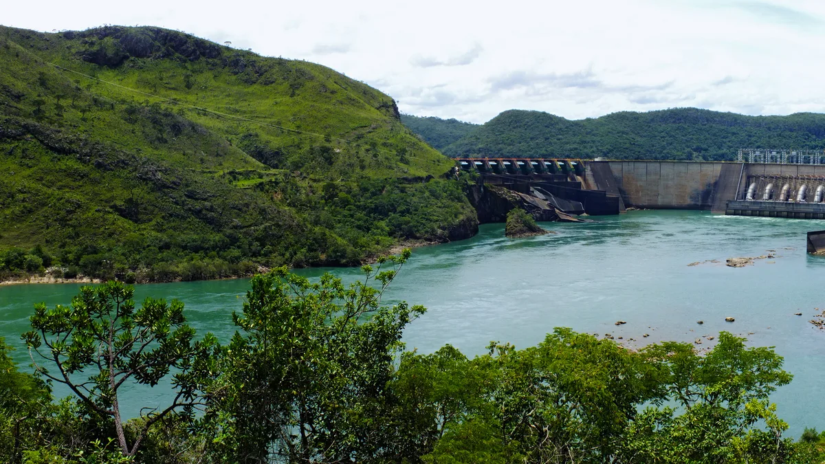 Mascarenhas de Moraes Dam in Brazil