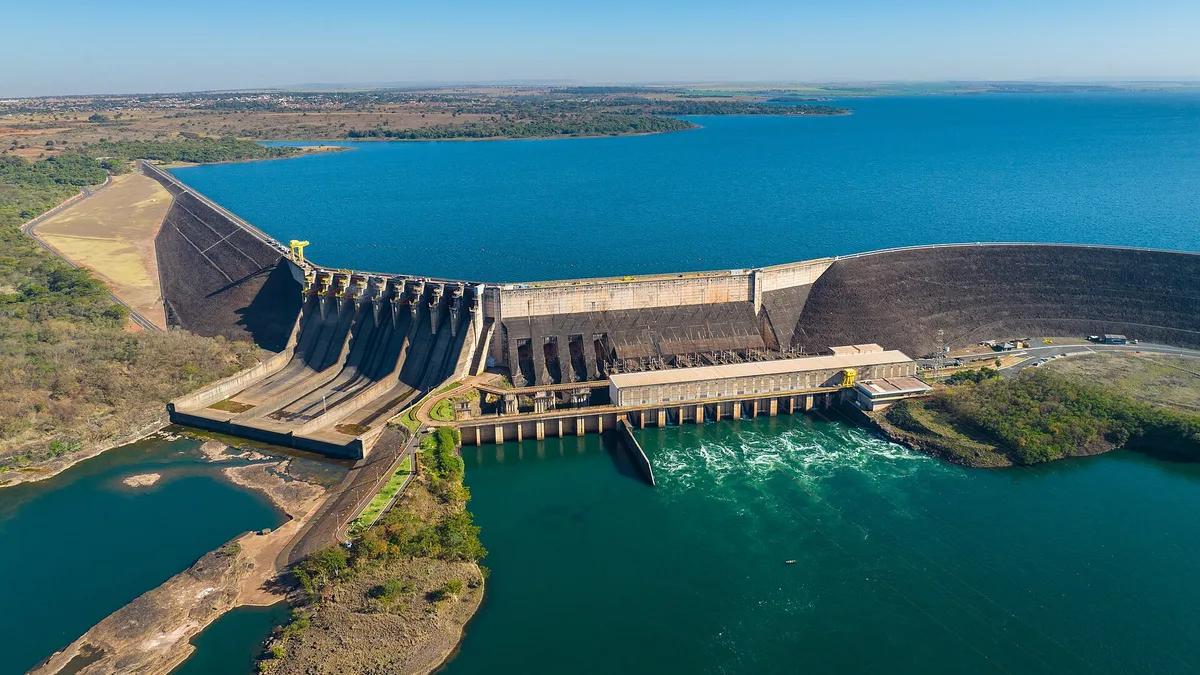 São Simão Dam in Brazil