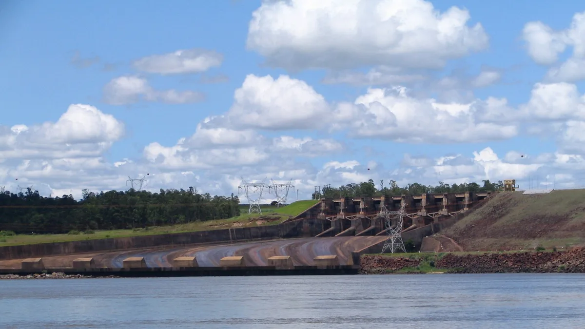 Capivara Dam in Brazil