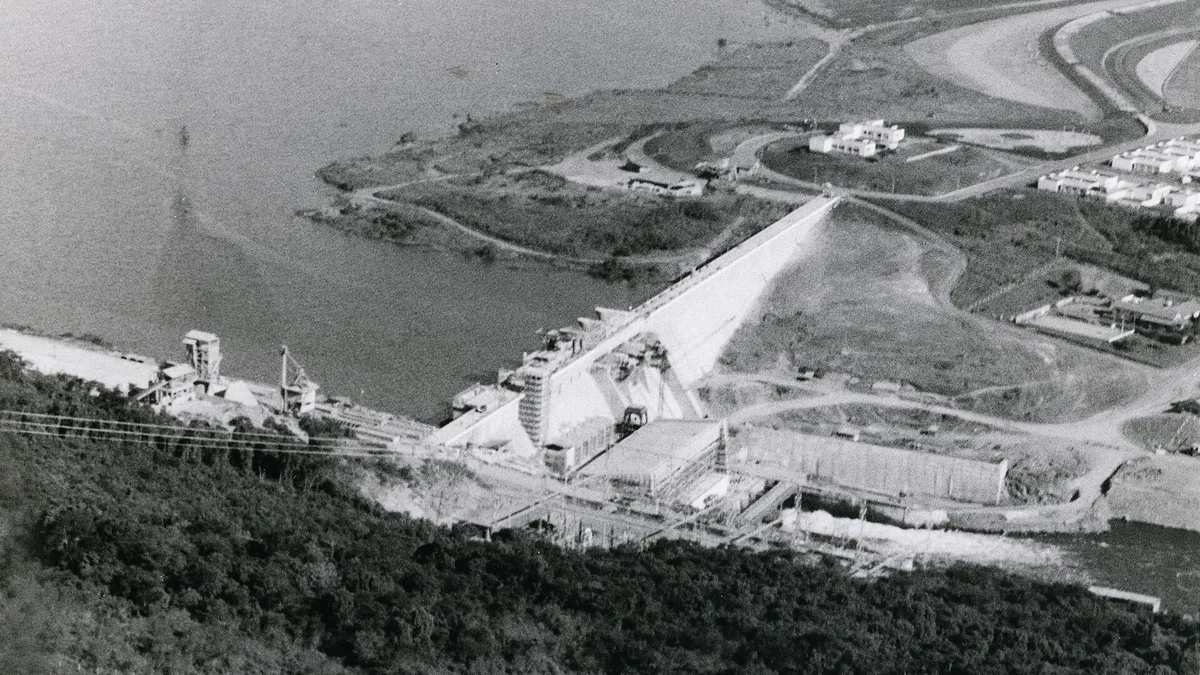 Jurumirim Dam in Brazil