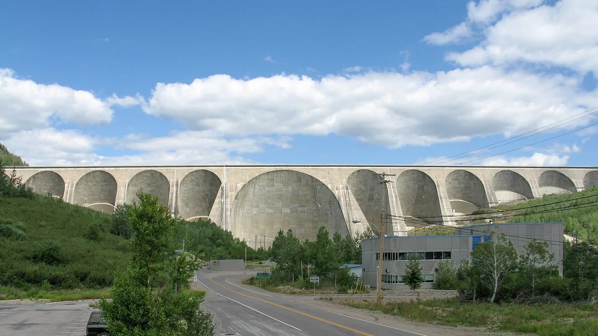 Daniel-Johnson Dam in Canada