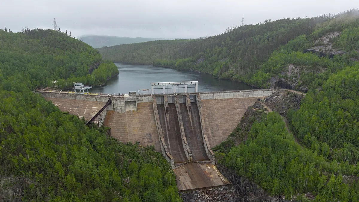 René-Lévesque Dam in Canada