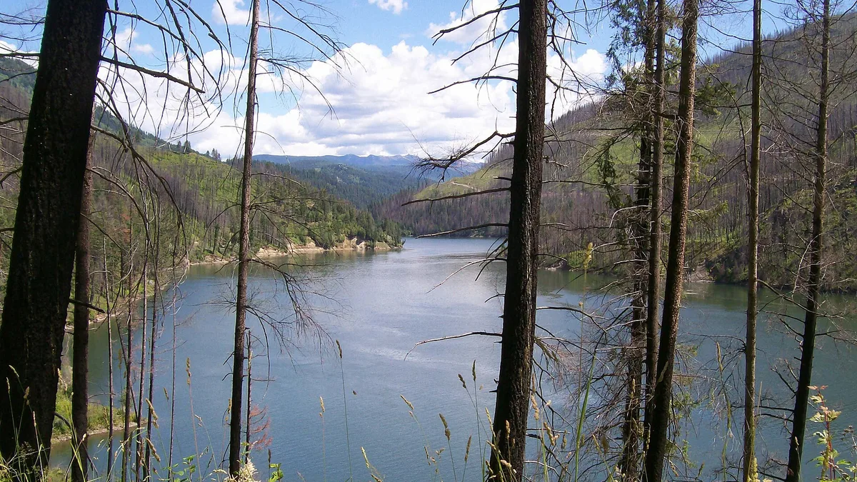 Seven Mile Dam in Canada