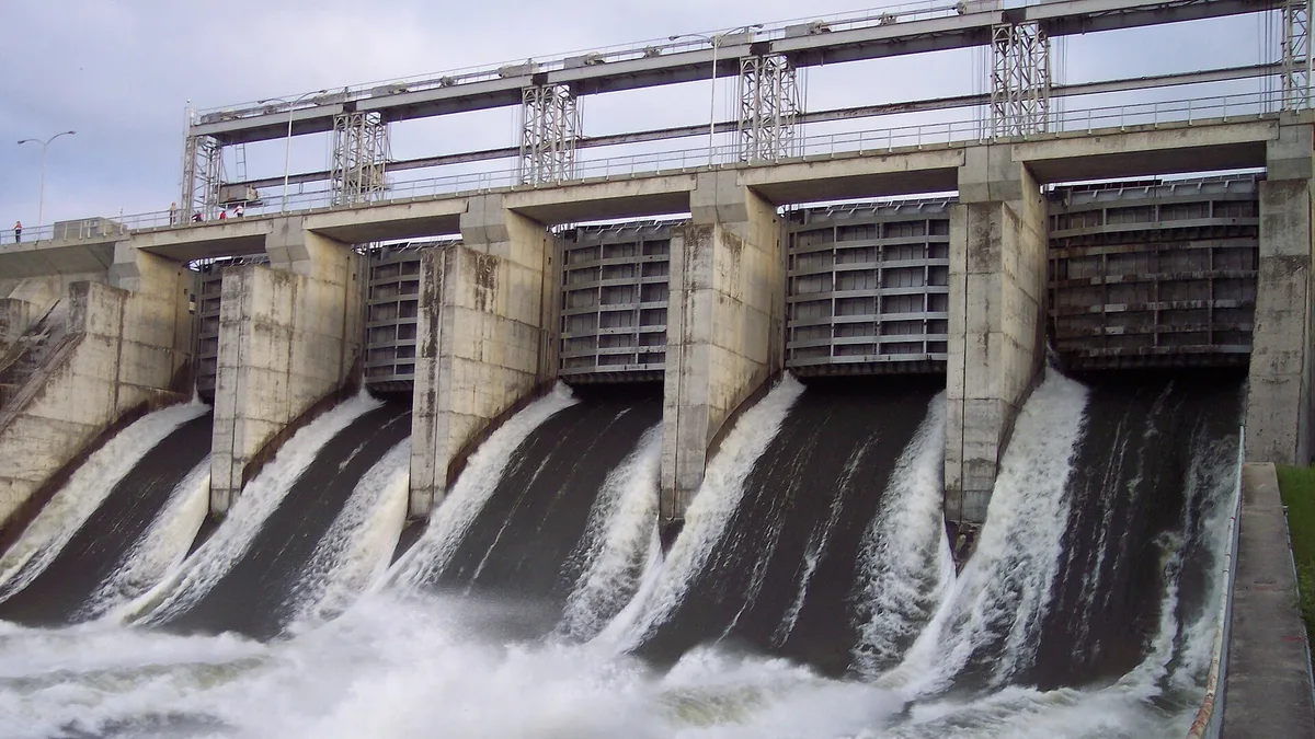 E. B. Campbell Dam in Canada