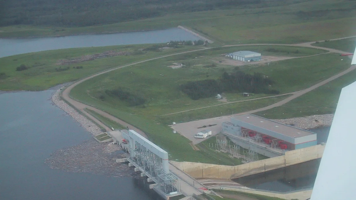 Nipawin Dam in Canada