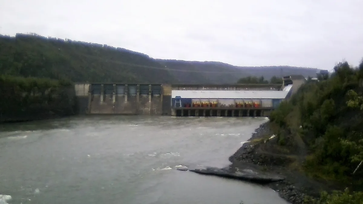 Peace Canyon Dam in Canada