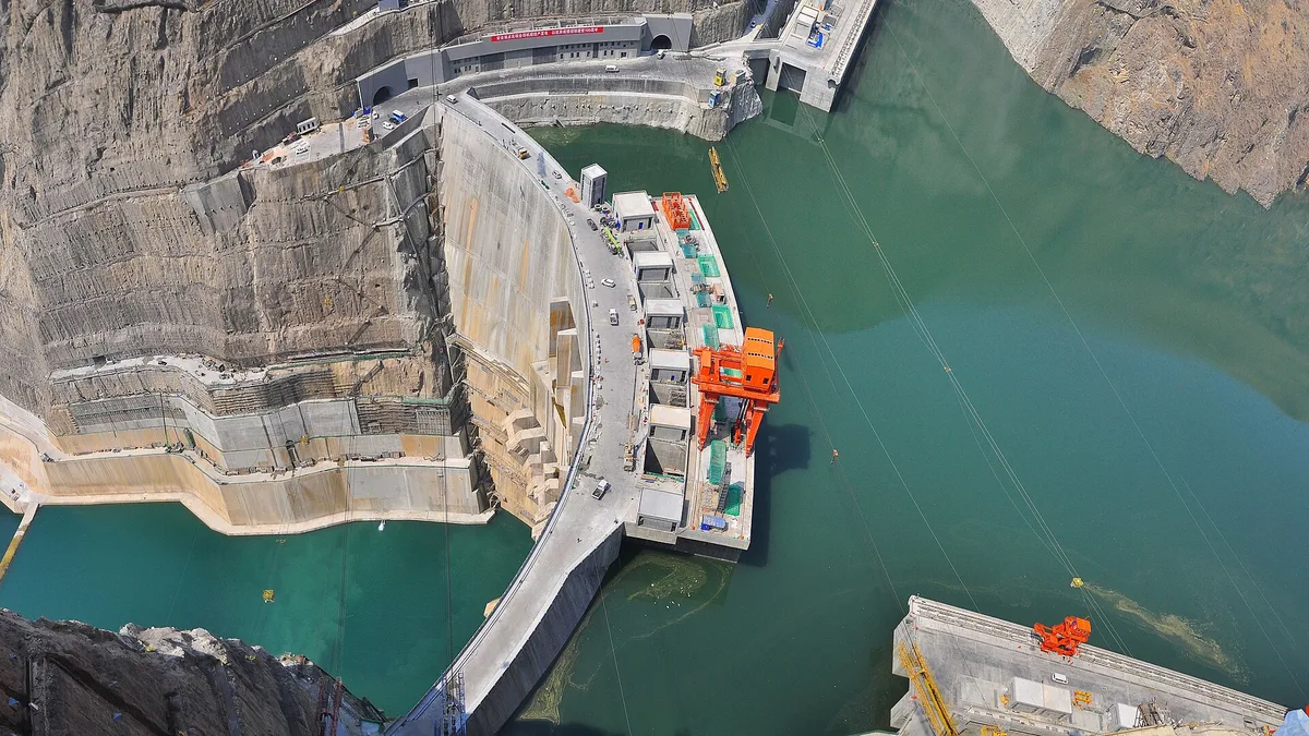 Wudongde Dam in China