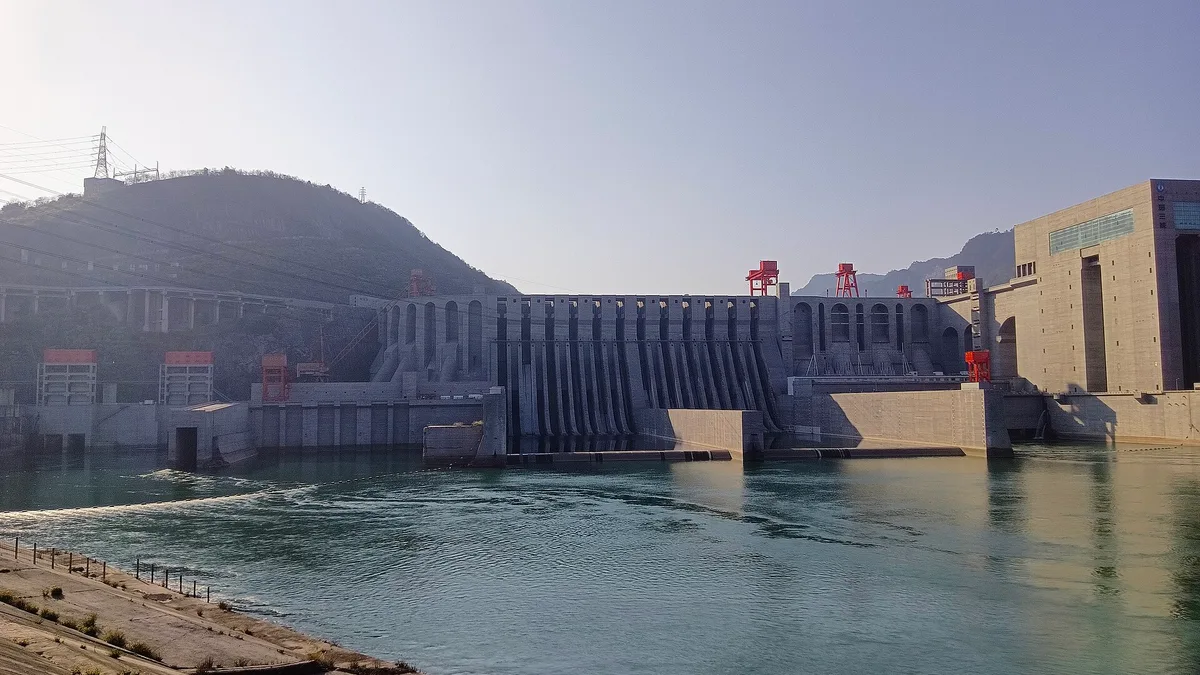 Xiangjiaba Dam in China