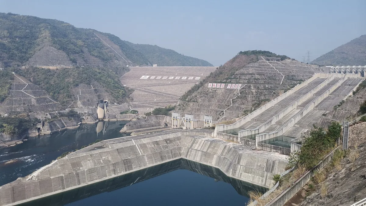 Nuozhadu Dam in China
