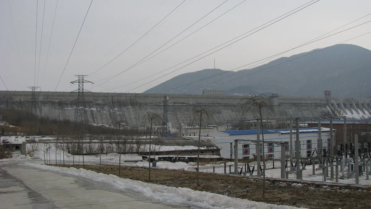 Fengman Dam in China